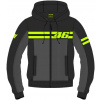 DAINESE VINTEDGE AIR TEX JACKET VR46 BLACK/YELLOW-FLUO - 48