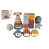 Teddies Sada skládanek s míčky - 19 ks v krabici