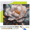 MAĽOVANIE PODĽA ČÍSEL Pivonky - Obraz na maľovanie podľa čísel s rámom Oh Art