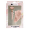 Standelli professional Natural rose quartz Darčeková sada masážneho valčeka a GUA SHA kameňa