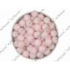 Sklenená korálka matná 8mm - ružová