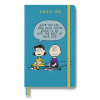 Moleskine 18-mesačný diár 2025-26 Peanuts - tvrdé dosky A5, týždenný, modrý