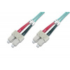 DIGITUS DK-2522-02/3 Optický patch kabel Digitus duplex MM 50/125 OM3 SC-SC, 2m, 15 LGW
