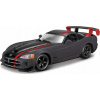 Bburago Dodge Viper SRT10 ACR šedá / černá BB22114GY 1:24