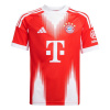 adidas Bayern Munich Home Shirt 2025 2026 Juniors Red 9-10 Years