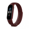 Techsuit remienok (W013) - Xiaomi Mi Band 5 / 5 NFC / 6 / 6 NFC / Amazfit Band 5 - Tmavá červená KF238574