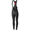 Dámske zimné nohavice s trakmi, Castelli 19544 VELOCISSIMA, 010 – čierna, M