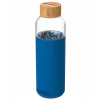 Quokka Flow, Sklenená fľaša so silikónovým povrchom Water FLowers, 660ml, 40004