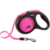 Vodítko Flexi Neon M 5m - páska (do 25kg) Farba: Ružová