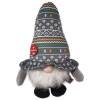 Hračka Dog Fantasy Winter Tale trpaslík pískací šedivý 30 cm