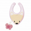 Chicco Podbradník s hryzátkom, ružový, od 4m+, 8058664088171