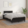 zahrada-XL Boxspring posteľ s matracom čierna 120x200 cm umelá koža 3140993