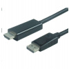 PremiumCord DisplayPort 1.2 na HDMI 2.0 kabel pro rozlišení 4Kx2K@60Hz, 2m (kportadk04-02)