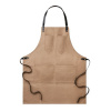 Kožená zástera , Black Farba: Taupe
