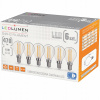 LED žiarovky LEDLUMEN G45-G Filament E14 470 lm 4 W biele teplé 6 ks