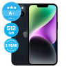 Apple iPhone 14 Midnight 512GB A+ Repasovaný
