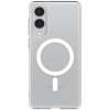 Kryt na mobil Spigen Ultra Hybrid MagSafe Samsung Galaxy S25 Edge priehľadné/biele KF2349212