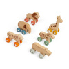 Bigjigs Toys Zvieratko na kolieskach Safari 1 ks