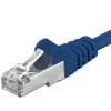 Premiumcord sp6asftp010B Patch, CAT6a S-FTP, RJ45-RJ45, AWG 26/7, 1m, modrý (sp6asftp010B)