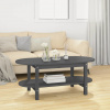 zahrada-XL Konferenčný stolík sivý 110x55x45 cm borovicový masív 822289