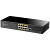 SWITCH PoE+ Spravovateľný L2 GS2008PS2 120W 2xSFP GB