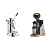 La Pavoni Professional Lusso + Eureka Mignon Single Dose PRO, Chrome & Oak