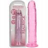 Priehľadné dildo - Straight Realistic Dildo with Suction Cup - 9'' / 23