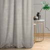 Zamatový záves s riasiacou páskou Velvet P277-43 - popolavobéžový, 270 cm, š. 3,4 m x d. 2,7 m