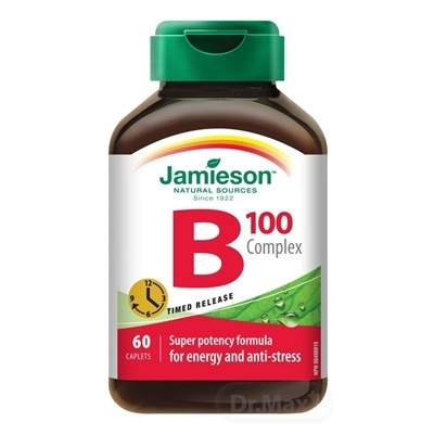 Jamieson B-Komplex s predĺženým účinkom 60 tabliet