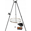 Záhradné ohnisko - Garden Grill Triangle z nehrdzavejúcej rošty Inox 70 cm (Garden Grill Triangle z nehrdzavejúcej rošty Inox 70 cm)