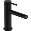 Hansgrohe Tecturis S, bidetová páková batéria s odtokovou súpravou s tiahlom, čierna matná, HAN-73201670