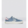 CATIBA PRO 2.0 Mountain Spring Blue Suede and Cordura Ivory Logo Rose Sneaker