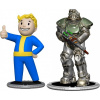 Set dvoch figúrok Syndicate Collectibles Fallout - T-51 & Vault Boy (Classic) 7 cm (Set F)