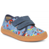 Barefoot tenisky Froddo Denim+ textilné G1700379-14 20, Vnitřní délka topánky: 13,5 cm, Vnitřní šířka topánky: 6,3 cm