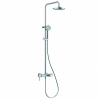 KLUDI LOGO Sprchová súprava Dual Shower System 200, s batériou, chróm, 6808305-00