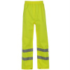 Dunlop Hi Vis Waterproof Work Pants Mens Yellow 2XL