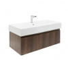 Swiss aqua technologies Koupelnová skříňka s baterií a umyvadlem SAT Evolution 1 98x30x44,8 cm ořech mat SATEVO100NAU2BA