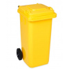 Smetný kôš 120L ŽLTÝ