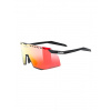 Cyklistické okuliare Uvex Pace Stage CV - black matt/mirror red