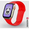 SWISSTEN silikonový řemínek pro Apple Watch 38-40 mm červená 46000102