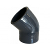 PVC koleno - úhel 45° - 75mm