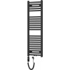 Mexen Hades, elektrické vykurovacie teleso 1200 x 400 mm, 600 W, čierna, W104-1200-400-2600-70