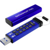 iStorage datAshur Pro USB flash disk 256 GB modrá IS-FL-DA3-256-256; IS-FL-DA3-256-256