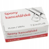Spony kancelárske Tempus 25mm 100ks