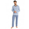 Pánské pyžamo 495/51 REGINA modrá světlá XXL