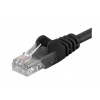 PremiumCord sputp002C patch UTP, RJ45-RJ45, level 5e, 0,25m, černý