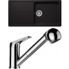 Set Schock S23-7 (dřez Formhaus D-100L Nero + baterie Cosmo.120 Chrom)
