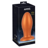 ANOS - Mäkká Análna Zástrčka s prísavkou 21 CM, oranžová