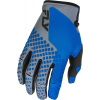 rukavice KINETIC, FLY RACING - USA 2026 (modrá/šedá/černá, vel. XL)