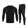 MEN'S THERMOACTIVE UNDERWEAR ALPINUS TACTICAL BASE LAYER set BLACK